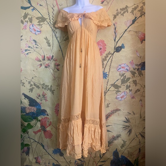 Free People Moonlight Ocean Maxi Dress XS - Picture 2 of 6